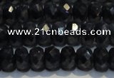 CRZ973 15.5 inches 5*7mm faceted rondelle A- grade sapphire beads