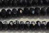 CRZ975 15.5 inches 3*5mm faceted rondelle A grade sapphire beads