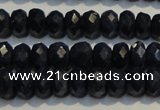 CRZ980 15.5 inches 4*6mm faceted rondelle A+ grade sapphire beads