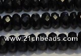 CRZ984 15.5 inches 4*6mm faceted rondelle AA grade sapphire beads