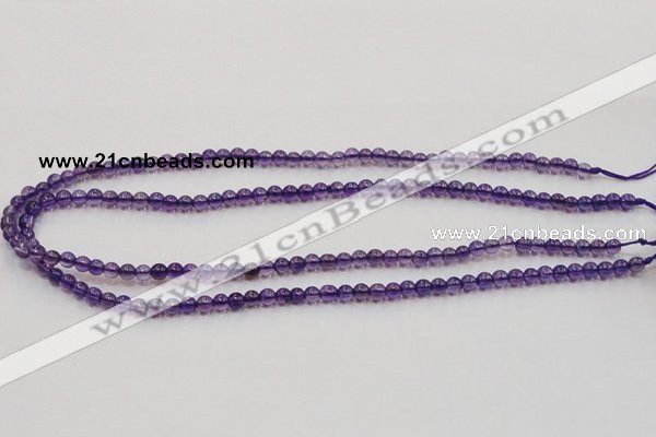 CSA02 15.5 inches 5mm round synthetic amethyst beads wholesale