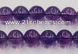 CSA06 15.5 inches 12mm round synthetic amethyst beads wholesale