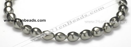 CSB02 16 inches 12*16mm nugget shell pearl beads Wholesale