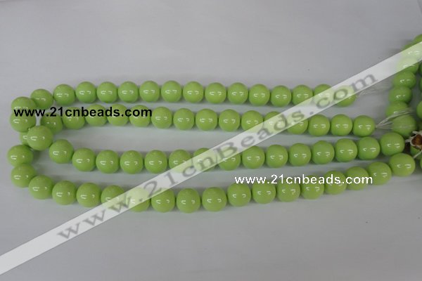 CSB101 15.5 inches 12mm round shell pearl beads wholesale