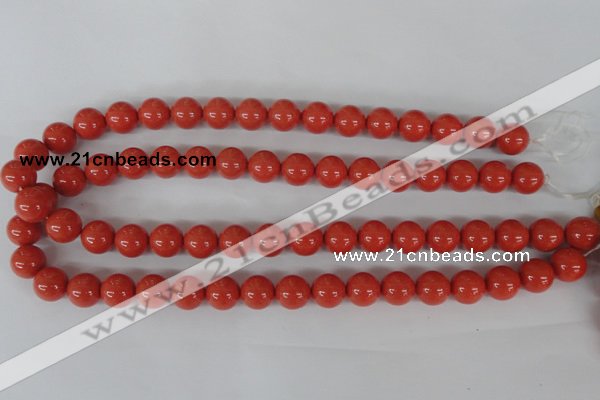 CSB102 15.5 inches 12mm round shell pearl beads wholesale