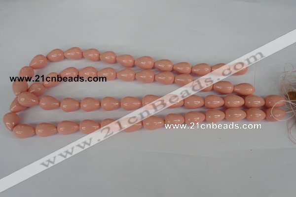 CSB106 15.5 inches 10*14mm teardrop shell pearl beads wholesale