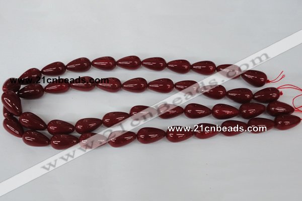 CSB107 15.5 inches 10*18mm teardrop shell pearl beads wholesale