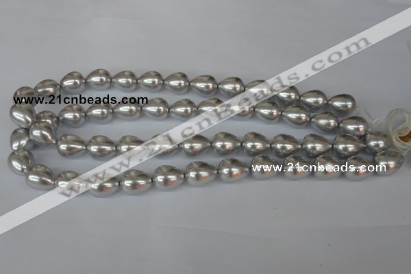 CSB108 15.5 inches 11*15mm teardrop shell pearl beads wholesale