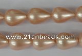 CSB110 15.5 inches 11*15mm teardrop shell pearl beads wholesale