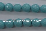 CSB1175 15.5 inches 10mm faceted round shell pearl beads