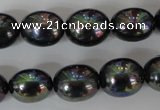 CSB124 15.5 inches 12*15mm rice shell pearl beads wholesale