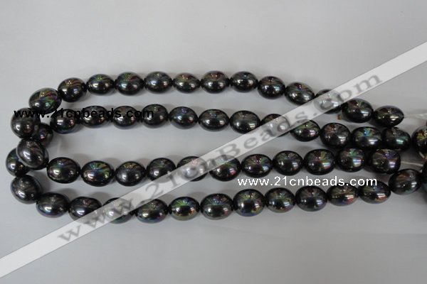 CSB124 15.5 inches 12*15mm rice shell pearl beads wholesale