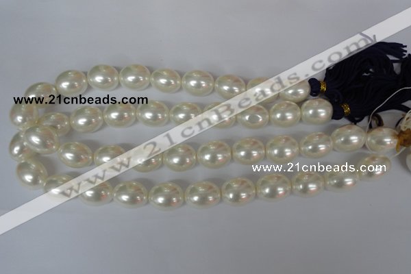 CSB125 15.5 inches 14*18mm – 15*20mm rice shell pearl beads