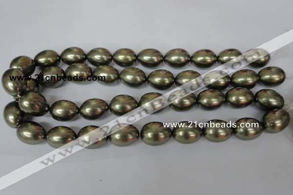 CSB128 15.5 inches 14*18mm – 15*20mm rice shell pearl beads