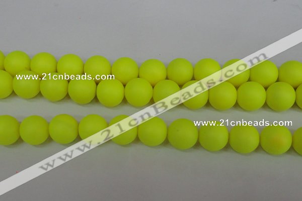 CSB1319 15.5 inches 12mm matte round shell pearl beads wholesale