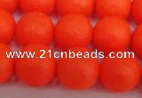 CSB1340 15.5 inches 4mm matte round shell pearl beads wholesale