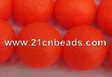 CSB1344 15.5 inches 12mm matte round shell pearl beads wholesale