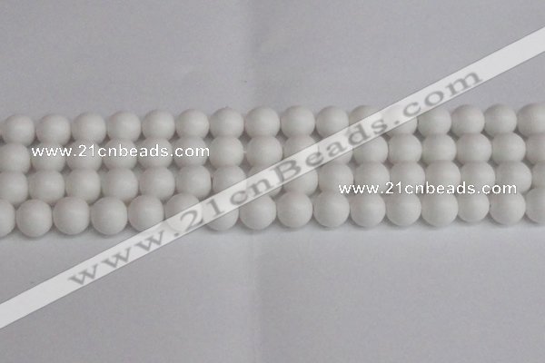 CSB1354 15.5 inches 12mm matte round shell pearl beads wholesale