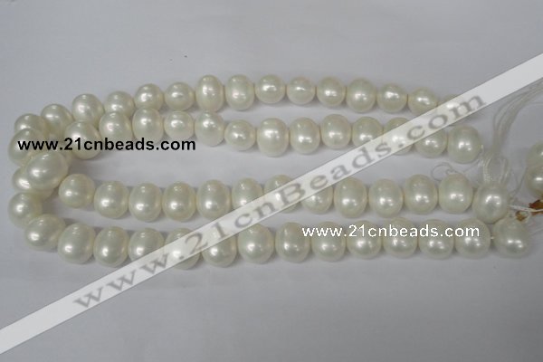 CSB136 15.5 inches 12*15mm – 13*16mm oval shell pearl beads