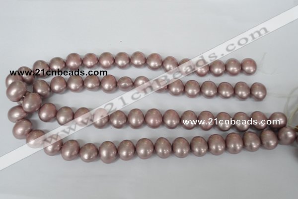 CSB138 15.5 inches 12*15mm – 13*16mm oval shell pearl beads