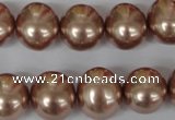 CSB141 15.5 inches 12*15mm – 13*16mm oval shell pearl beads