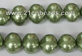 CSB145 15.5 inches 12*15mm – 13*16mm oval shell pearl beads