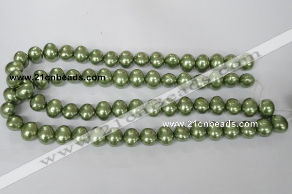 CSB145 15.5 inches 12*15mm – 13*16mm oval shell pearl beads