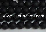 CSB1456 15.5 inches 6mm matte round shell pearl beads wholesale