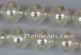 CSB175 15.5 inches 16*17mm lantern shape shell pearl beads