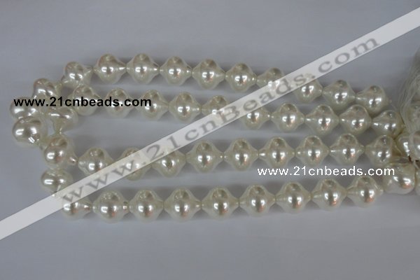 CSB175 15.5 inches 16*17mm lantern shape shell pearl beads