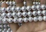 CSB2112 15.5 inches 12mm ball shell pearl beads wholesale