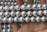 CSB2113 15.5 inches 14mm ball shell pearl beads wholesale