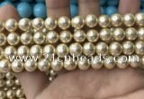 CSB2116 15.5 inches 8mm ball shell pearl beads wholesale