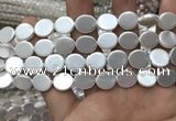 CSB2133 15.5 inches 10*12mm oval shell pearl beads wholesale