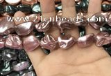 CSB2174 15.5 inches 16*16mm - 20*22mm baroque shell pearl beads