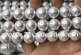 CSB2186 15.5 inches 20mm ball shell pearl beads wholesale