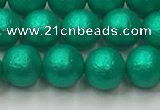 CSB2561 15.5 inches 6mm round matte wrinkled shell pearl beads