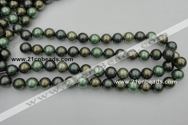 CSB385 15.5 inches 14mm round mixed color shell pearl beads