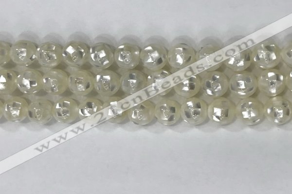 CSB4010 15.5 inches 10mm ball abalone shell beads wholesale