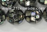 CSB4024 15.5 inches 12mm ball abalone shell beads wholesale