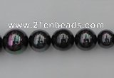 CSB404 15.5 inches 8mm - 16mm round shell pearl beads