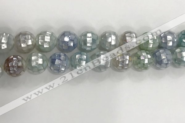 CSB4042 15.5 inches 16mm ball abalone shell beads wholesale