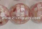 CSB4060 15.5 inches 20mm ball abalone shell beads wholesale