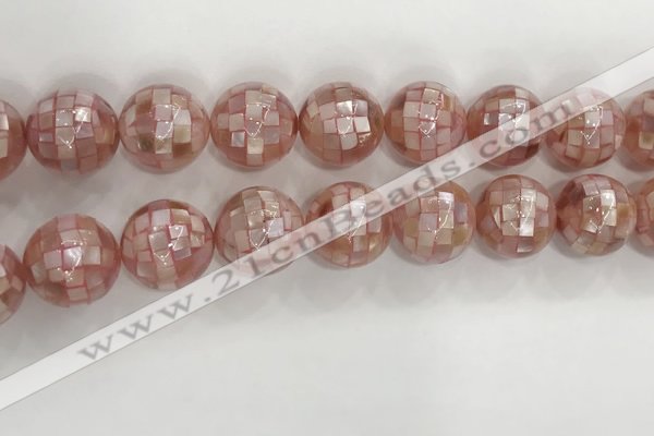 CSB4060 15.5 inches 20mm ball abalone shell beads wholesale