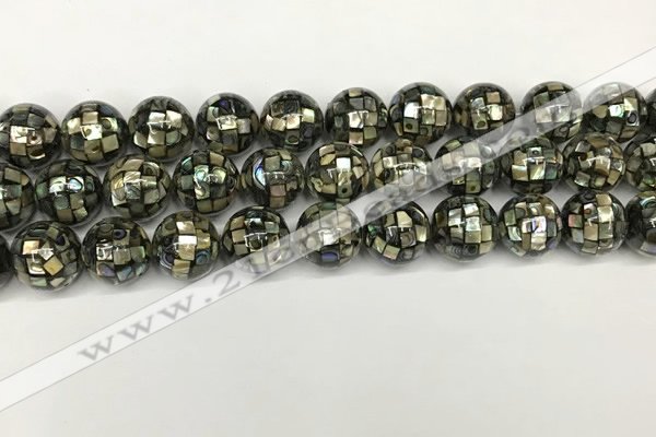 CSB4101 15.5 inches 12mm ball abalone shell beads wholesale