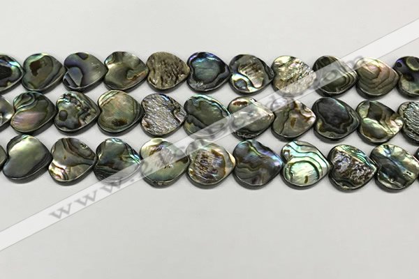 CSB4113 15.5 inches 12mm heart abalone shell beads wholesale