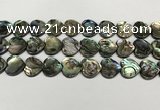 CSB4114 15.5 inches 14mm heart abalone shell beads wholesale