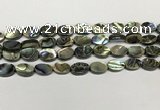 CSB4126 15.5 inches 8*12mm oval abalone shell beads wholesale