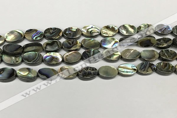 CSB4126 15.5 inches 8*12mm oval abalone shell beads wholesale