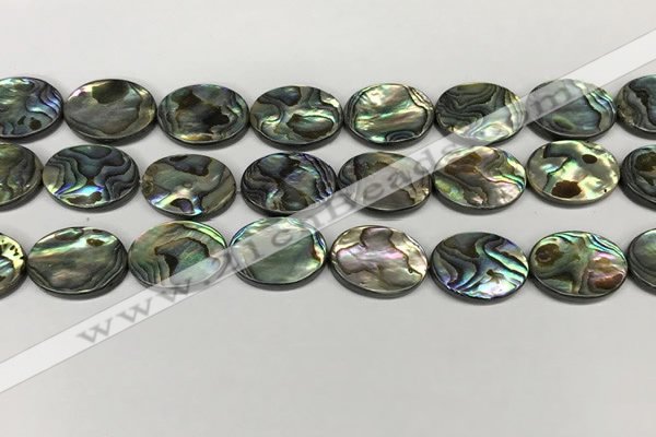 CSB4131 15.5 inches 15*20mm oval abalone shell beads wholesale